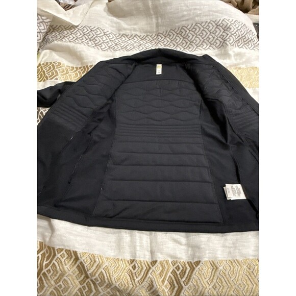 (R7) Lolë Long Sleeve ACTIVE WEAR TOP MOCK NECK SIZE XS, BLACK FULL ZIP - Picture 4 of 16